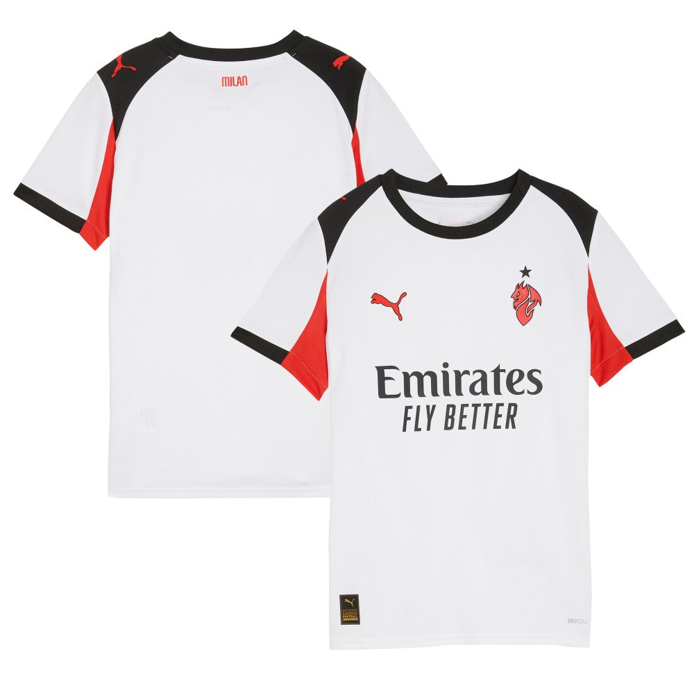 Puma AC Milan Youth 2025/26 Replica Jerseys - White