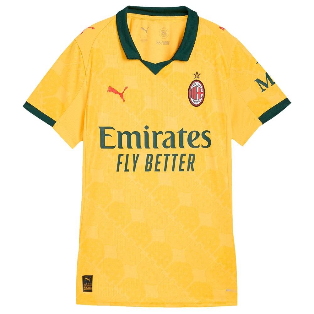 Puma AC Milan Women's 2025/26 Third Replica Jerseys - Yellow