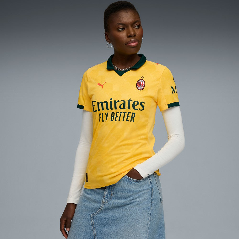 Puma AC Milan Women's 2025/26 Third Replica Jerseys - Yellow