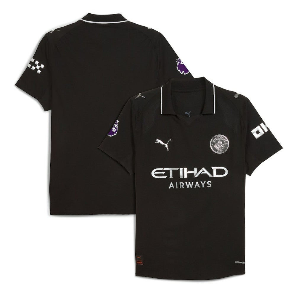Puma Manchester City 2025/26 Away Jerseys - Black