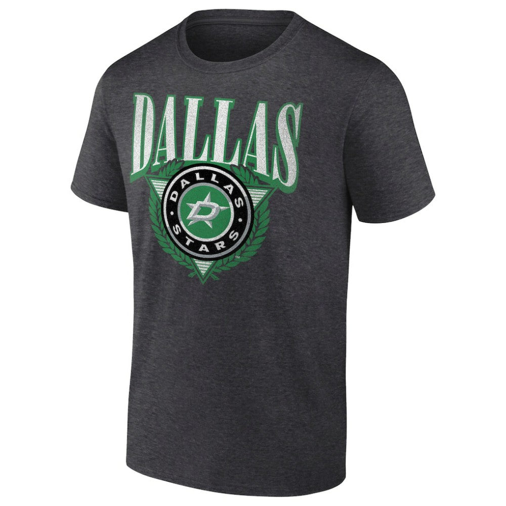 Dallas Stars - Retro Seal T-Shirt Charcoal