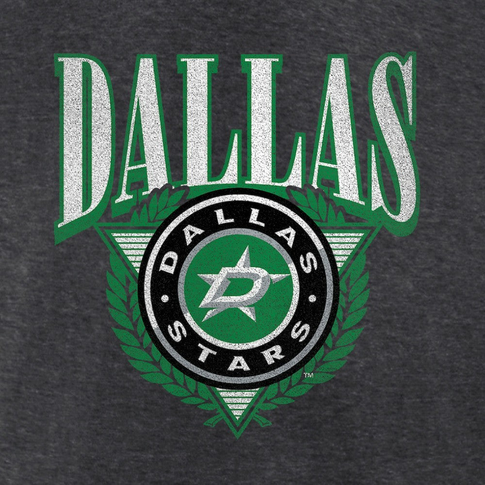 Dallas Stars - Retro Seal T-Shirt Charcoal