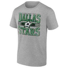 Dallas Stars - Retro Vibe T-Shirt Heather Gray
