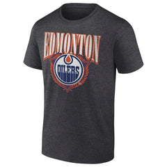 Edmonton Oilers - Retro Seal T-Shirt Charcoal