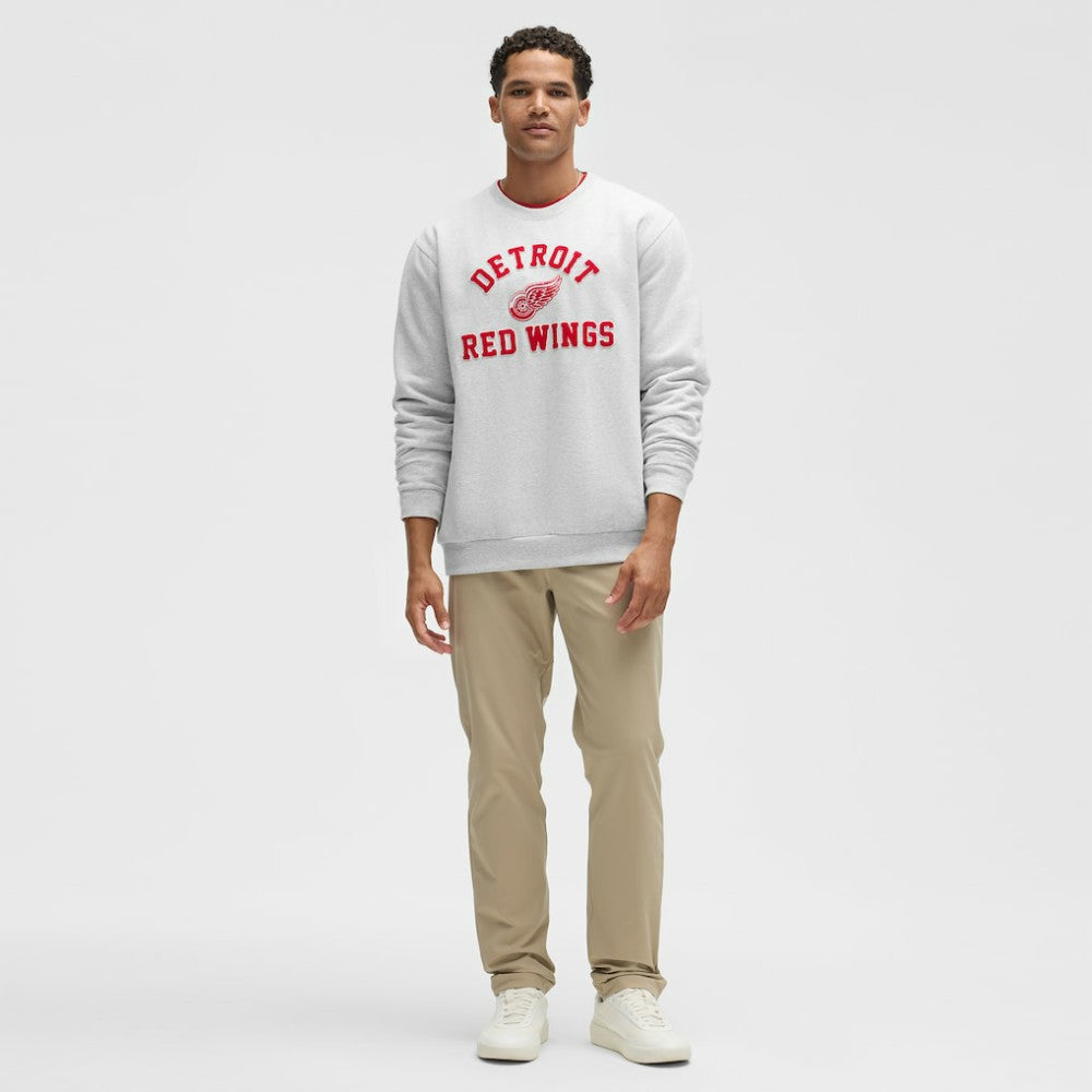 Detroit Red Wings - lululemon Steady State Crew Heathered Core Ultra Light Grey