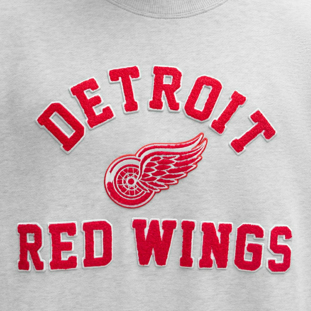 Detroit Red Wings - lululemon Steady State Crew Heathered Core Ultra Light Grey