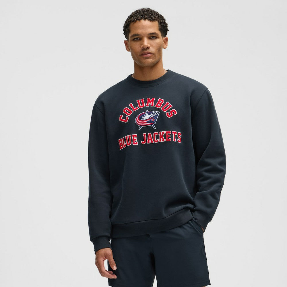 Columbus Blue Jackets - lululemon Steady State Crew True Navy