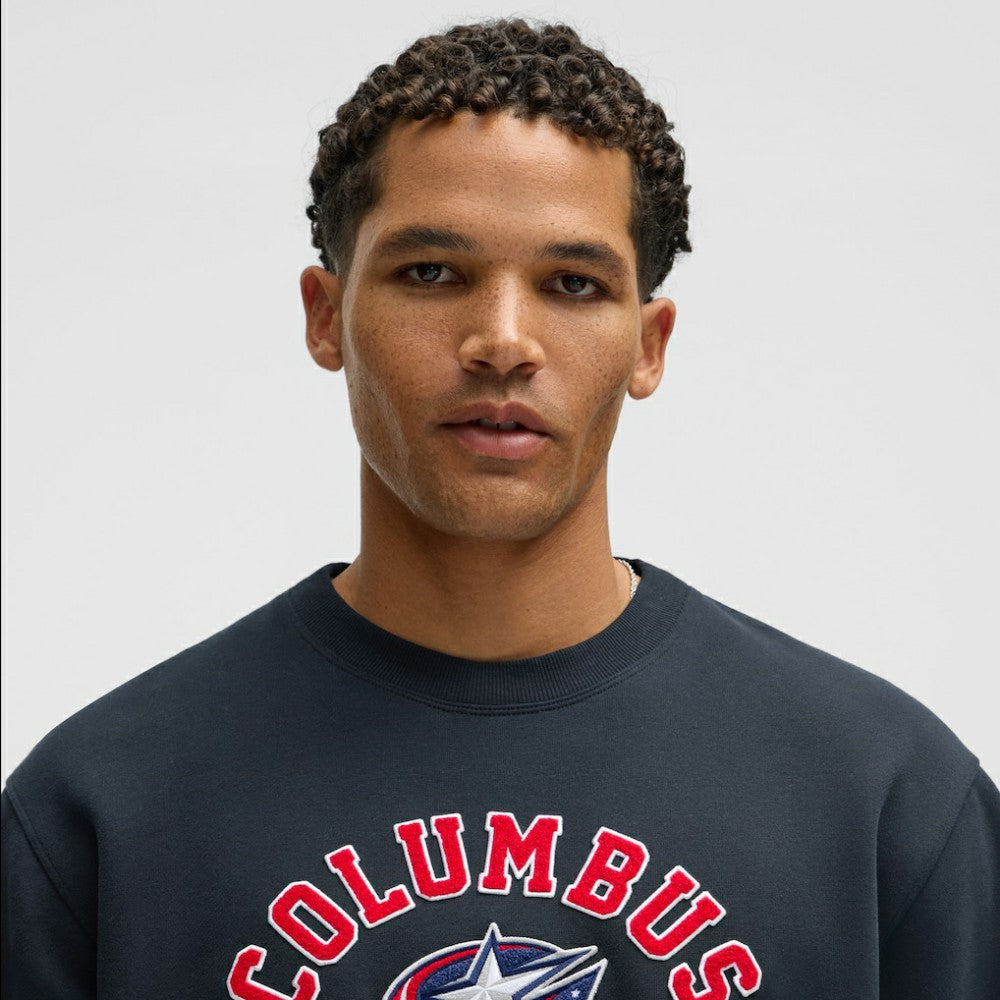 Columbus Blue Jackets - lululemon Steady State Crew True Navy