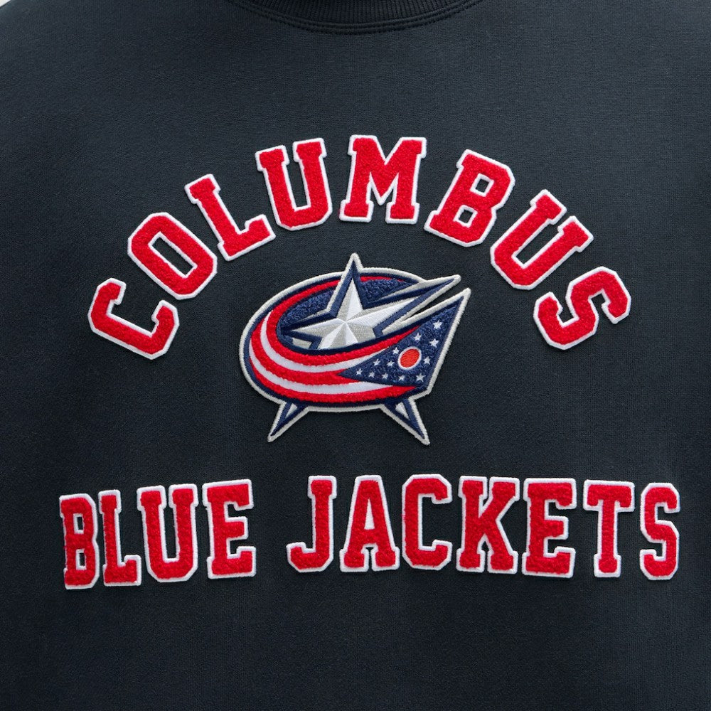 Columbus Blue Jackets - lululemon Steady State Crew True Navy