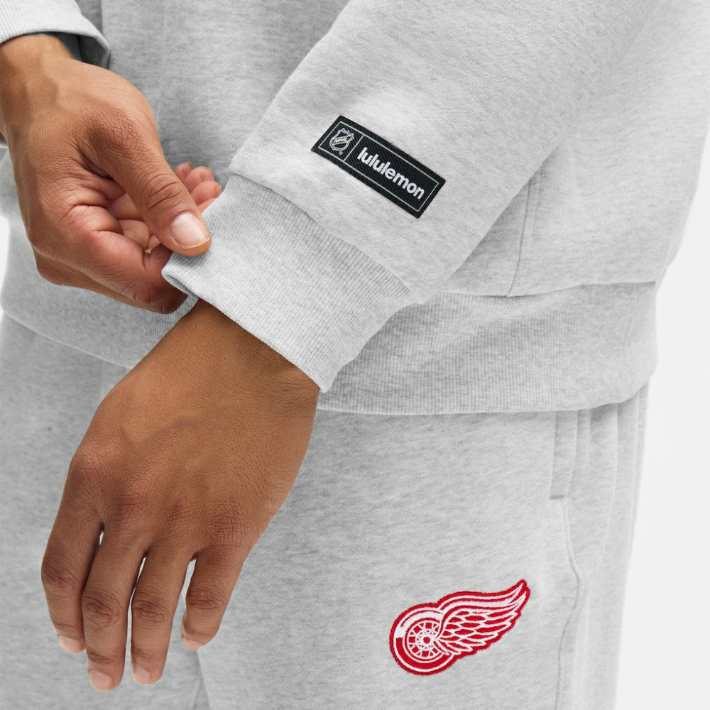 Detroit Red Wings - lululemon Steady State Pullover Hoodie Heathered Core Ultra Light Grey