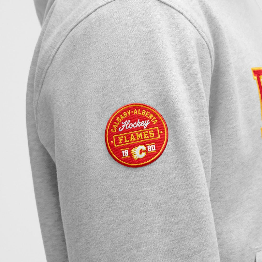 Calgary Flames - lululemon Steady State Pullover Hoodie Heathered Core Ultra Light Grey