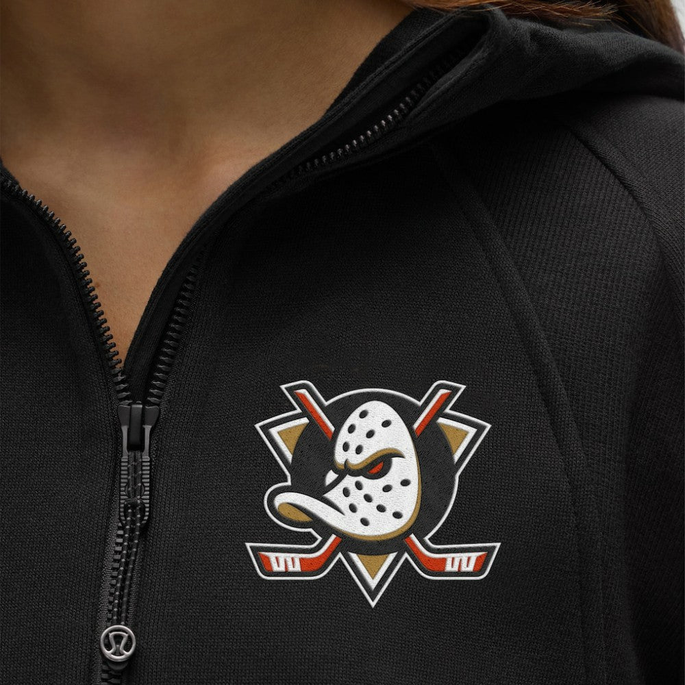 Anaheim Ducks - lululemon Women's Scuba Oversized Half-Zip Hoodie Black