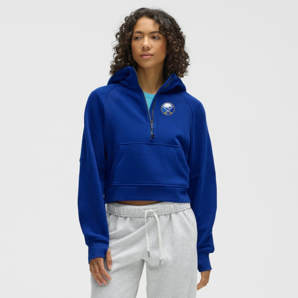 Buffalo Sabres - lululemon Women's Scuba Oversized Half-Zip Hoodie College Cobalt