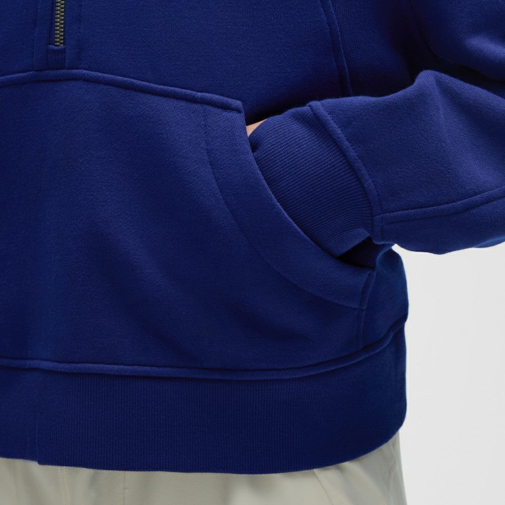 Edmonton Oilers - lululemon Women's Scuba Oversized Half-Zip Hoodie Larkspur