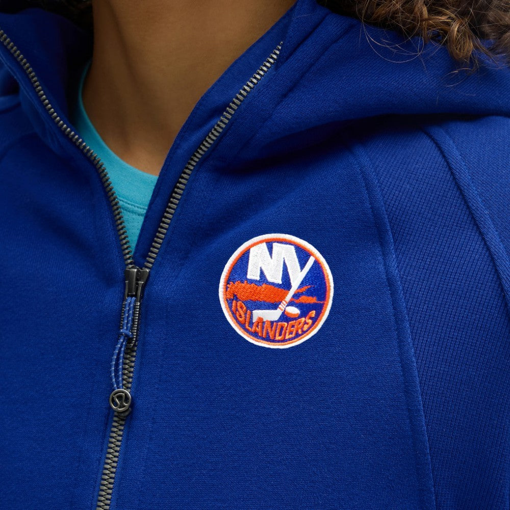 New York Islanders - lululemon Women's Scuba Oversized Half-Zip Hoodie College Cobalt