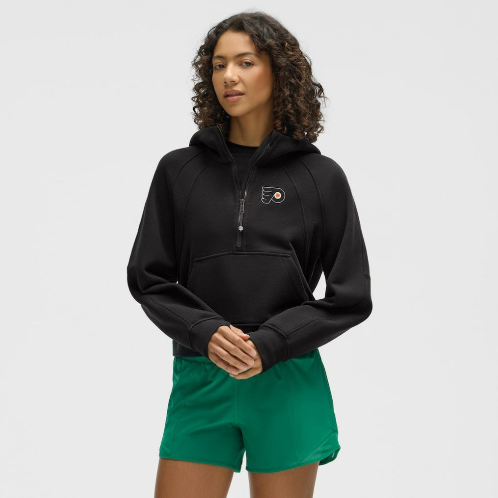 Philadelphia Flyers - lululemon Women's Scuba Oversized Half-Zip Hoodie Black