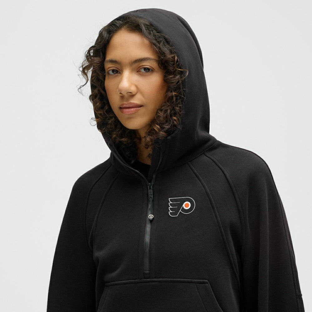 Philadelphia Flyers - lululemon Women's Scuba Oversized Half-Zip Hoodie Black