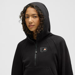 Philadelphia Flyers - lululemon Women's Scuba Oversized Half-Zip Hoodie Black