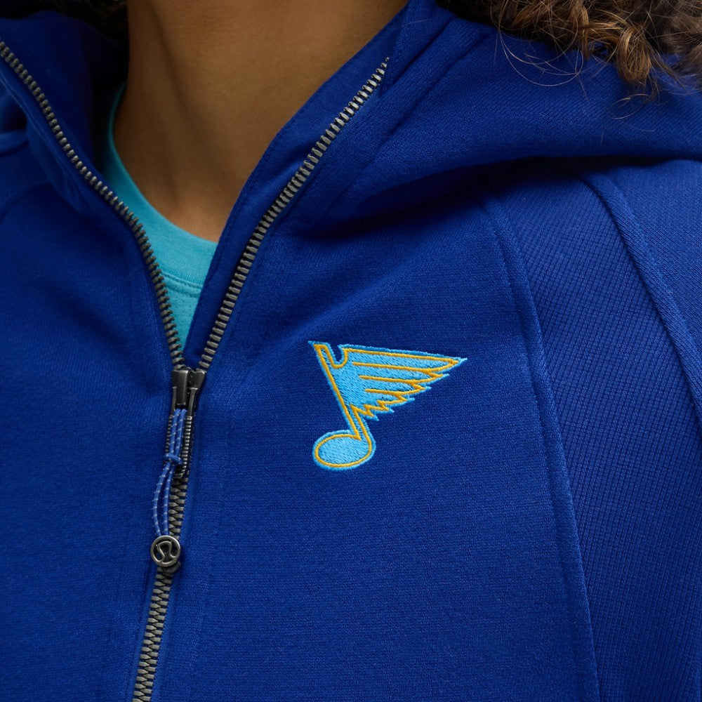 St. Louis Blues - lululemon Women's Scuba Oversized Half-Zip Hoodie College Cobalt