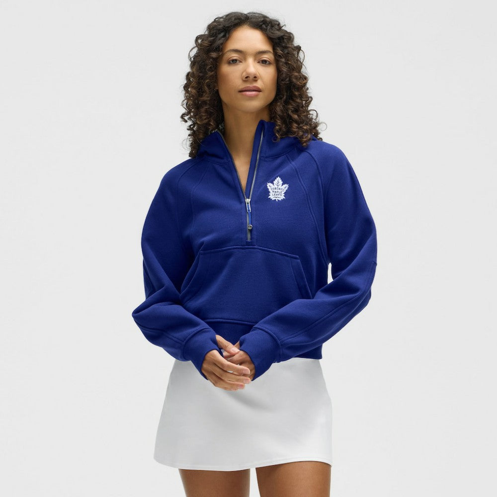 Toronto Maple Leafs - lululemon Women's Scuba Oversized Half-Zip Hoodie Larkspur