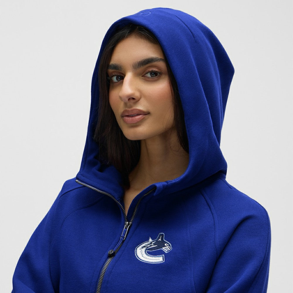 Vancouver Canucks - lululemon Women's Scuba Oversized Half-Zip Hoodie Larkspur
