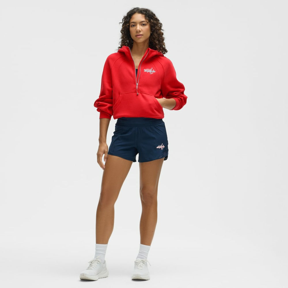 Washington Capitals lululemon Women's Scuba Oversized Half-Zip Hoodie True Red