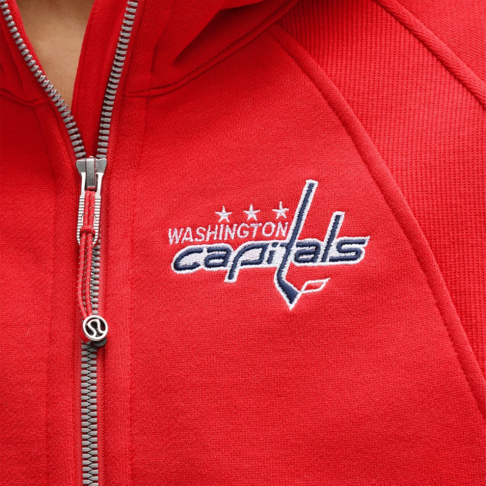 Washington Capitals lululemon Women's Scuba Oversized Half-Zip Hoodie True Red