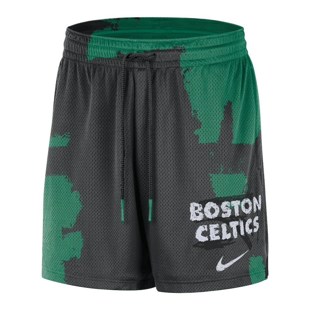 Nike - Boston Celtics Courtside Club Dri-FIT Practice Shorts - Black/Kelly Green
