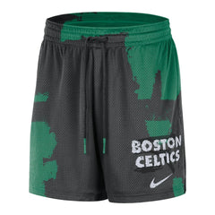 Nike - Boston Celtics Courtside Club Dri-FIT Practice Shorts - Black/Kelly Green
