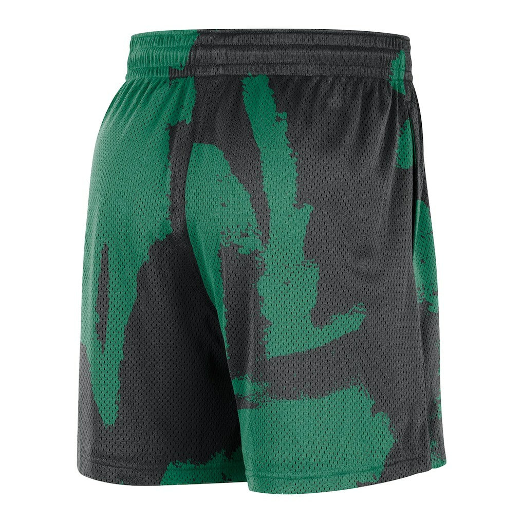 Nike - Boston Celtics Courtside Club Dri-FIT Practice Shorts - Black/Kelly Green