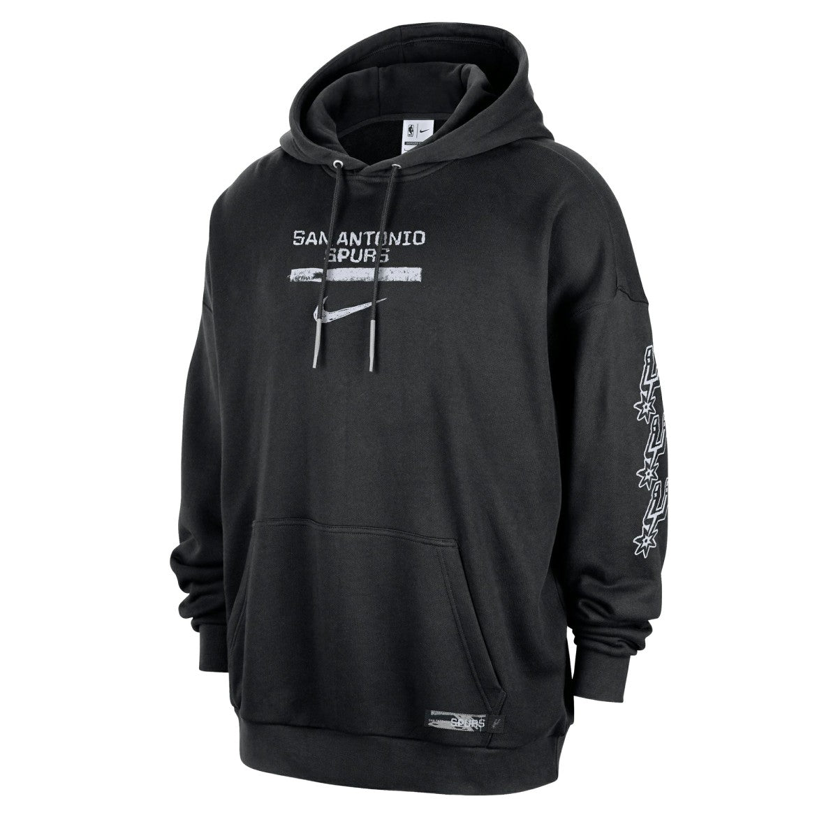 Nike - San Antonio Spurs Courtside Club Premium Hoodie - Black