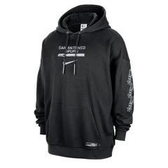 Nike - San Antonio Spurs Courtside Club Premium Hoodie - Black