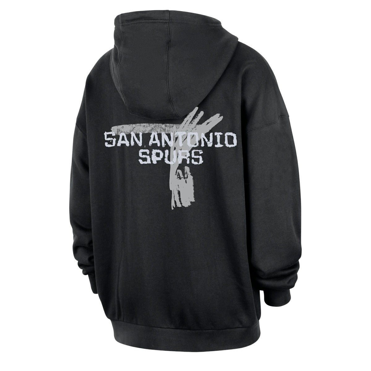 Nike - San Antonio Spurs Courtside Club Premium Hoodie - Black
