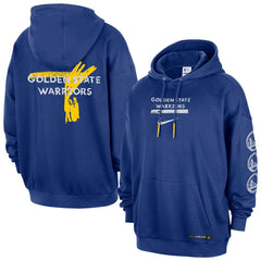 Nike - Golden State Warriors Courtside Club Premium Hoodie - Royal