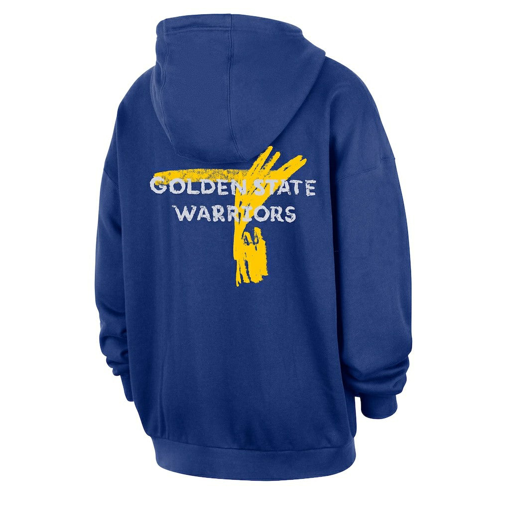 Nike - Golden State Warriors Courtside Club Premium Hoodie - Royal