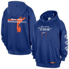 Nike - New York Knicks Courtside Club Premium Hoodie - Blue
