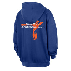 Nike - New York Knicks Courtside Club Premium Hoodie - Blue