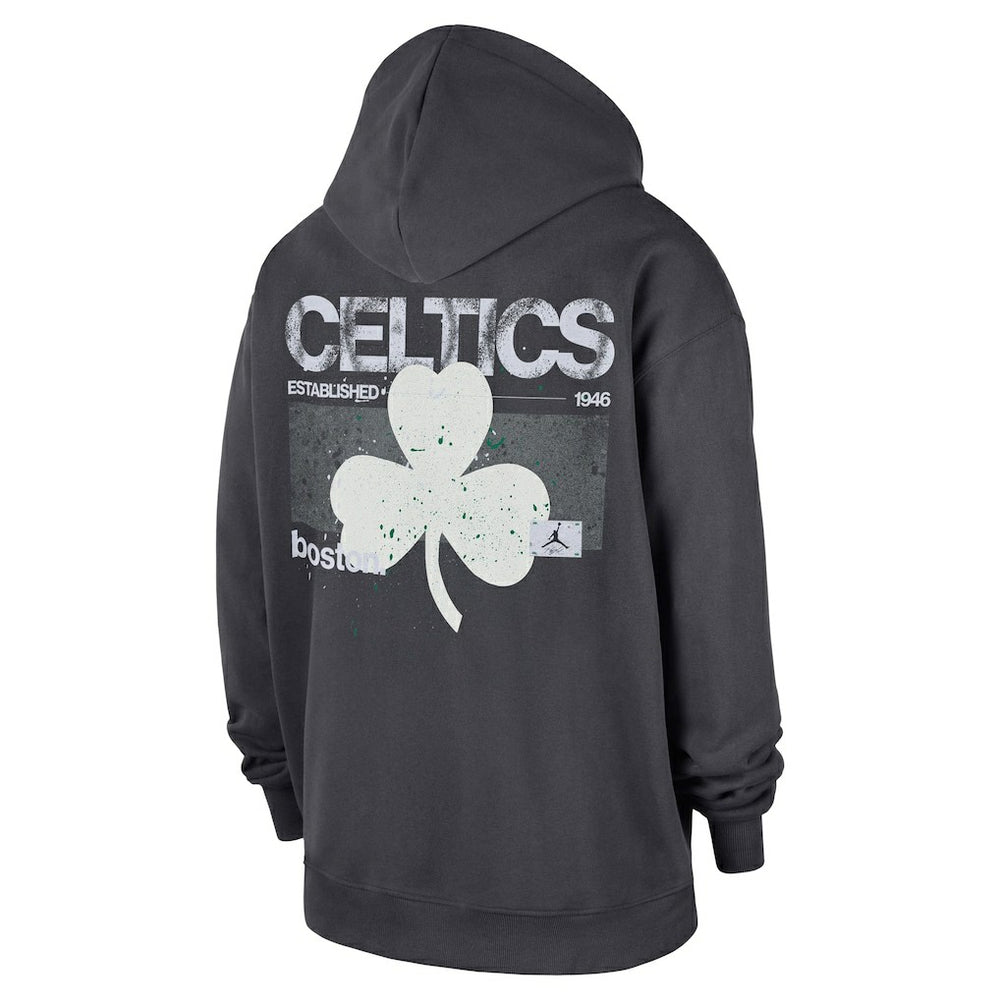 NBA - Boston Celtics Jordan Brand Statement Jumpman Flight Premiere Hoodie - Anthracite