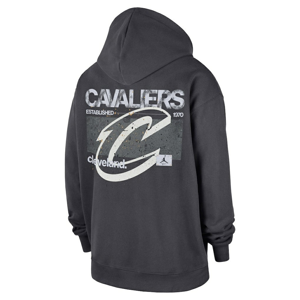 NBA - Cleveland Cavaliers Jordan Brand Statement Jumpman Flight Premiere Hoodie - Anthracite