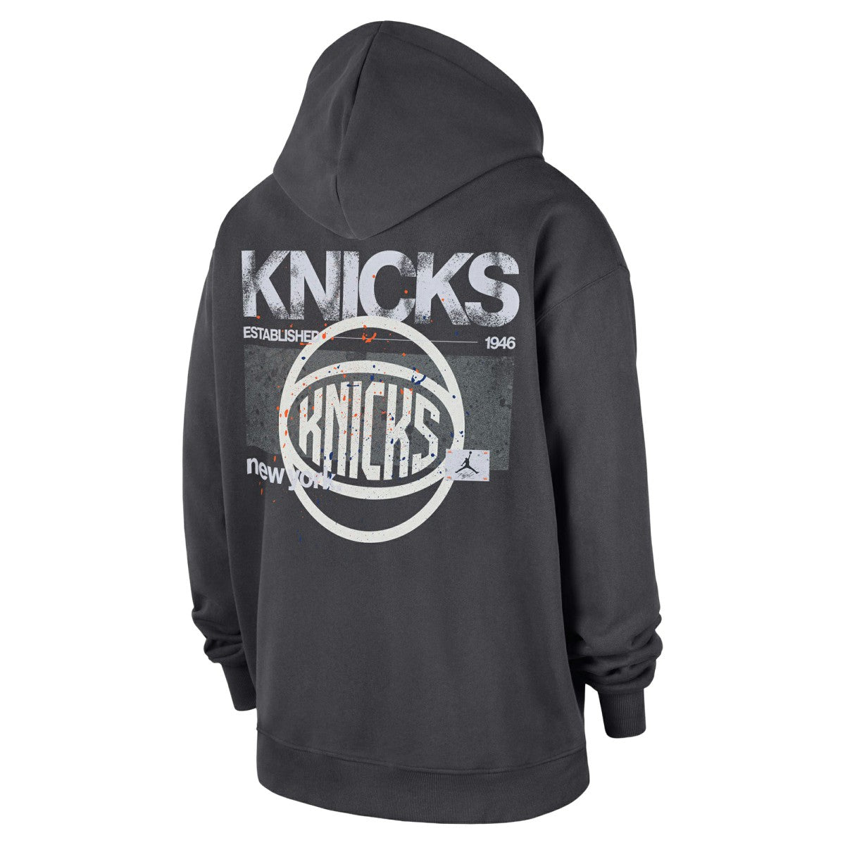 NBA - New York Knicks Jordan Brand Statement Jumpman Flight Premiere Hoodie - Anthracite