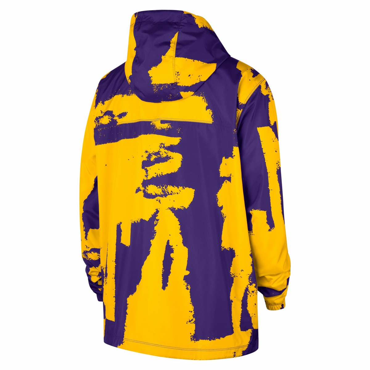Nike - Los Angeles Lakers Unisex Courtside Club Premium Woven Full-Zip Hooded Jacket - Purple