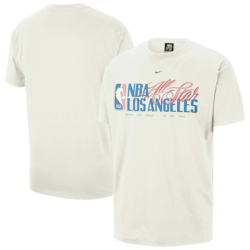 Nike -  2026 NBA All-Star Game Max90 Wordmark T-Shirt - Cream
