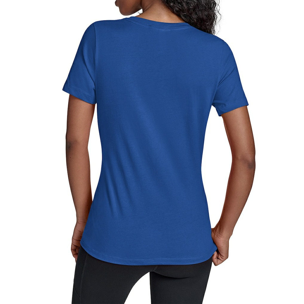 Indianapolis Colts Starter Women's Groovy Script V-Neck T-Shirt Royal - NFL