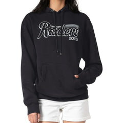 Las Vegas Raiders Starter Women's Groovy Script Pullover Hoodie Black - NFL