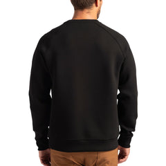 Carolina Panthers Cutter & Buck Primary Logo Roam Recycled Raglan Pullover Sweatshirt Black - NFL