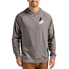 Arizona Cardinals Cutter & Buck Adapt Historic Knit Recycled Raglan Pullover Hoodie Dark Heather Gray - NFL