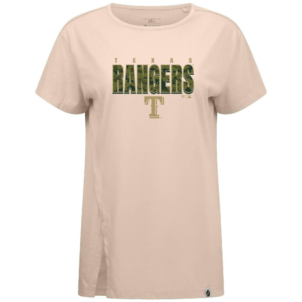 Texas Rangers Levelwear Women's Influx Protect W T-Shirt On Sale