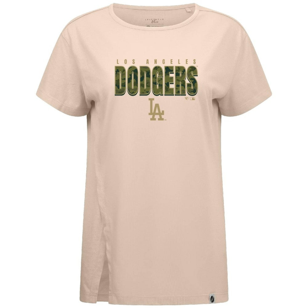 Los Angeles Dodgers Levelwear Women's Influx Protect W T-Shirt Clearance