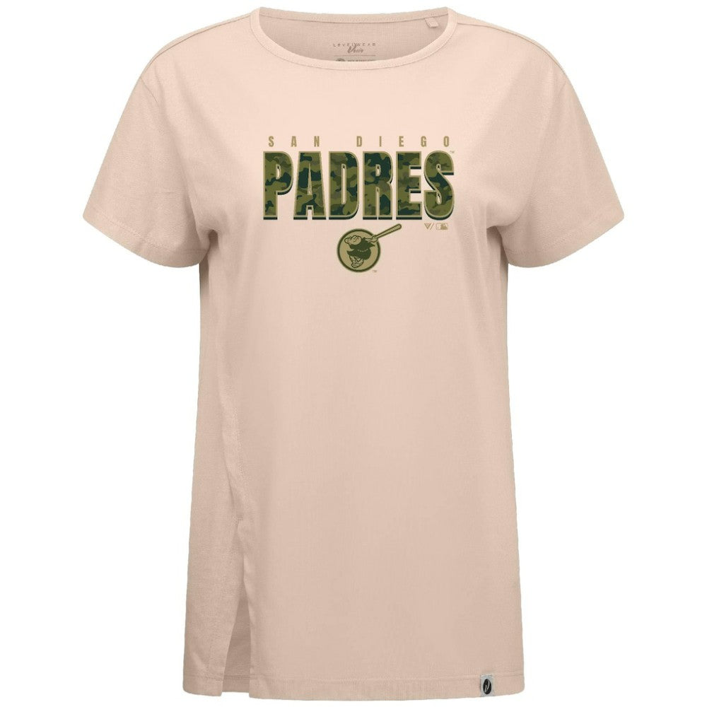 San Diego Padres Levelwear Women's Influx Protect W T-Shirt On Sale