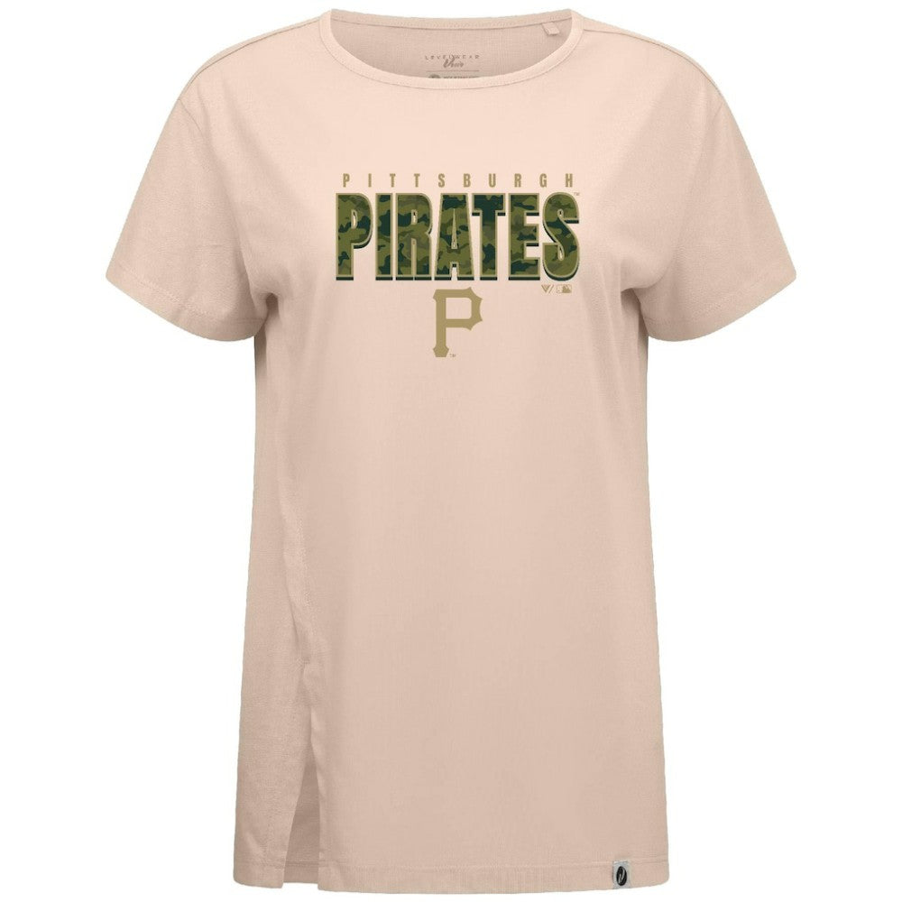 Pittsburgh Pirates Levelwear Women's Influx Protect W T-Shirt Sale